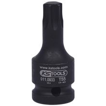 Product image of KS TOOLS  T55 დარტყმითი ბუდე ხრახნებისთვის მოკლე