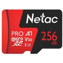 Product image of Netac NT02P500PRO-256G-R MicroSDXC მეხსიერების ბარათი