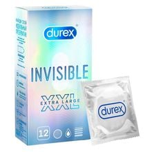 Product image of Durex Invisible XXL პრეზერვატივი, 12 ცალი