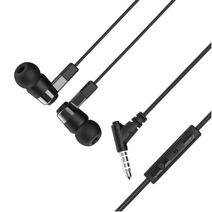 hoco-earphone-m52-amazing-rhyme-universal-wired-earphone-s-with-micblack
