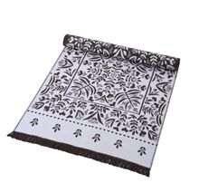 Product image of ხალიჩა -  LEAF ACRYLIC FRINGED RUG 120X180 CM LIGHT BROWN