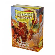 Product image of Dragon Shield Japanese size Dual Matte Sleeves -Ember 'Alaria, Warrior Princess' (60 Sleeves)