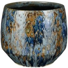 Product image of HARRIS POT ROUND BLUE - H29XD32CM კერამიკის ქოთანი