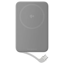 Product image of EcoFlow RAPID Magnetic Power Bank Silver უსადენო დამტენი