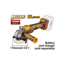 Product image of INGCO CAGLI27153 1000W უნახშირო უსადენო კუთხის სახეხი მანქანა