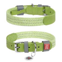 Product image of COLLAR ძაღლის საყელო QR პასპორტით მწვანე ზომა L 38-49სმ 25მმ