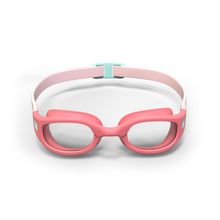 Product image of NABAIJI Swimming goggles SOFT - Clear lenses - Size small - Pink turquoise