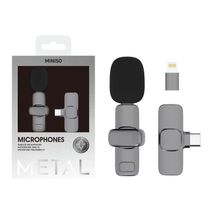 Product image of MINISO Mini Wireless Microphone for Phones Model: SW-MCW03 მიკროფონი