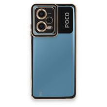 Product image of Xiaomi Poco X5 5G, Xiaomi Redmi Note 12 5G, Liva lense Case სილიკონის ქეისი - შავი