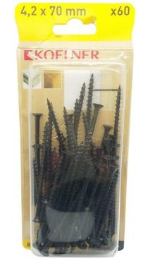 Product image of სჭვალი თაბაშირ-მუყაო 4,2x70 მმ ფოლადისათვის Koelner 60 ც B-FS4270  ბლისტი