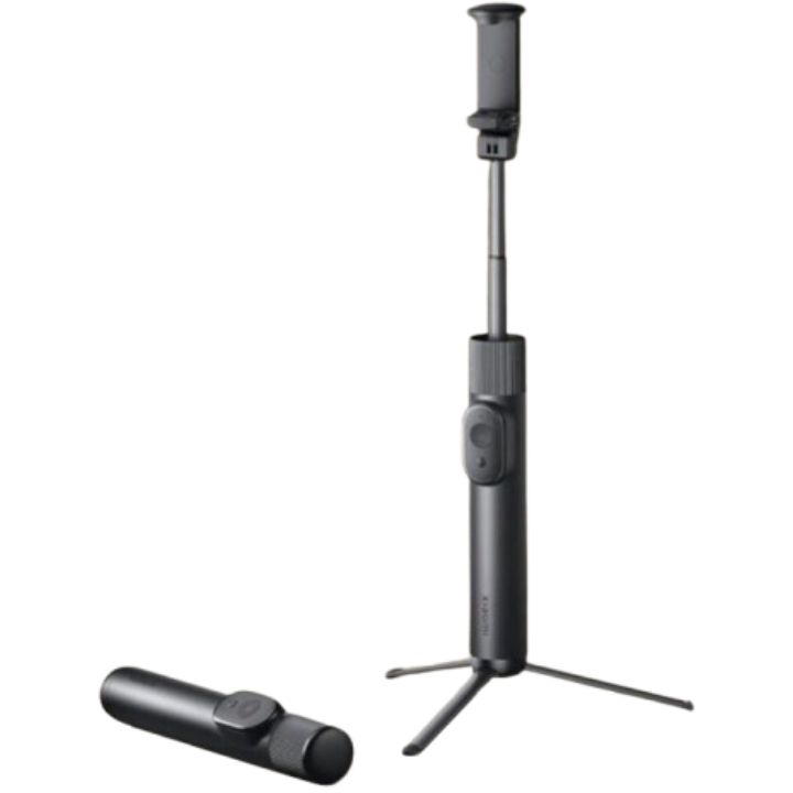 Xiaomi Selfie Stick Tripod Mini კომპაქტური სელფის ჯოხი-ტრიპოდი ბლუთუზ პულტით