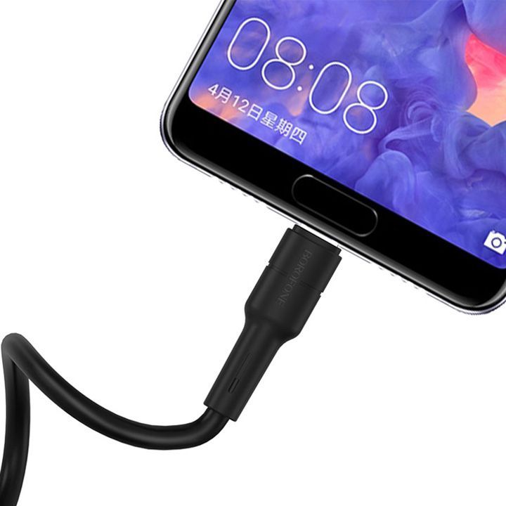 borofone-cable-bx30-silicone-charging-data-cable-for-type-cblack-photo-4