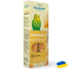Product image of PRIRODA თუთიყუშის საკვები ჩხირები თაფლით 2 ც