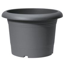 Product image of ქოთანი ყვავილი  პლასტიკი Scheurich METALLIC GREY 60/322 PFLANZGEFAESS