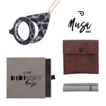 Product image of NECKLESS MUSA BUTTERFLY Havana Black +2.0 საკითხავი სათვალე