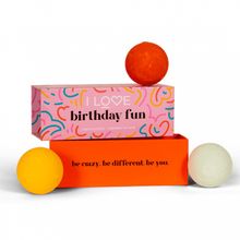 Product image of I Love Special Moments Birthday Fun Fizzers აბაზანის ბურთების ნაკრები