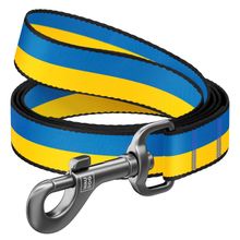 Product image of COLLAR ძაღლის საბელი ნეილონის ყვითელი/ცისფერი ზომა L-XXL 122სმ 25მმ