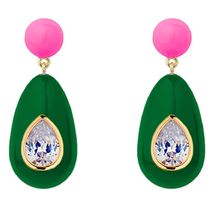 Product image of Eshvi LARGE COLOURFUL DROP საყურე