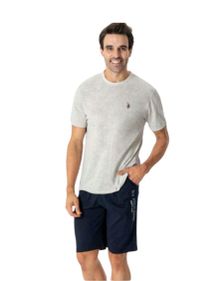 Product image of U.S. Polo Assn. 18781 ორეული შორტით (რუხი)