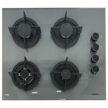 Product image of LUXELL C6-40 BTF METALIC GREY ჩასაშენებელი გაზის ქურის ზედაპირი