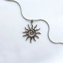 Product image of ვერცხლისფერი ყელსაბამი სპირალი