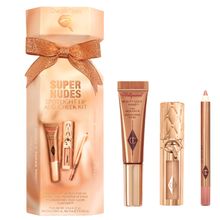 Product image of Charlotte TilburySuper Nudes Spotlight Lip And Cheek kit სასაჩუქრე ნაკრები