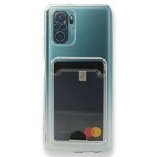 Product image of NEWFACE Xiaomi Redmi Note 10 Transparent Card Case მობილურის ქეისი