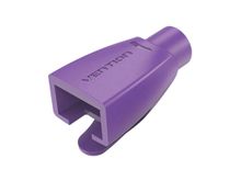 Product image of VENTION IODV0-50 RJ45 Strain Relief Boots Purple PVC Type 50 Pack ქსელის კაბელის დამცავი