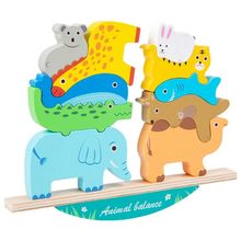 Product image of Animal Blocks Stacking ცხოველების ფორმის ბლოკები