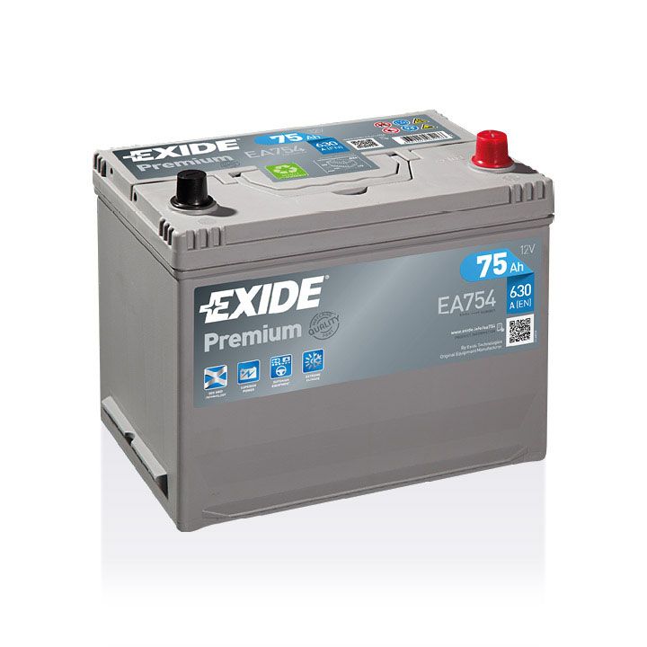 Exide აკუმულატორი PR EA754 75 - Extra.ge - 382921