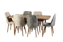 Product image of COMFORT ROOM გასაშლელი თურქული მაგიდა და 6 სკამი