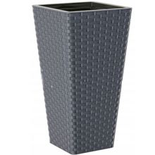 Product image of FORM PLASTIC RATTANA SLIM SQUARE 3910-014 40 CM, 77.5 L პლასტმასის ქოთანი