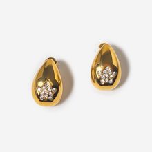 Product image of ტიტანის მოოქროვილი საყურე ვარსკვლავი