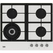 Product image of Beko HILW 64225 SW გაზის ჩასაშენებელი ქურის ზედაპირი