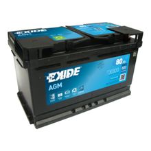 Product image of EXIDE AGM EK800 80Ah R+ აკუმულატორი