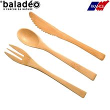 Product image of 3-pieces cutlery set ‘Nagano’ in bamboo