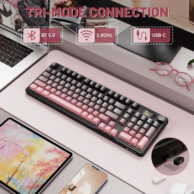 attack-shark-keyboard-mechanical-x98-pro-1khz-gaming-klaviatura-photo-3