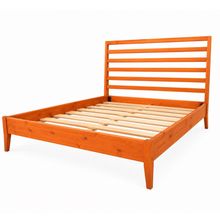 Product image of ხელნაკეთი ფიჭვის საწოლი – Scandinavian / Minimal დიზაინი