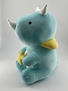 Product image of MINISO Mini Family 14in. Minisou Dinosaur Plush Toy(Triceratops) რბილი სათამაშო