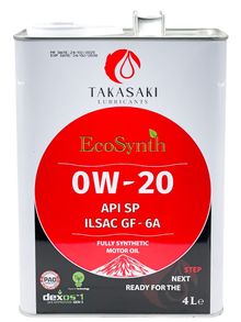 Product image of TAKASAKI 0W-20 ძრავის ზეთი 4 ლ
