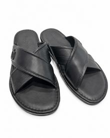 Product image of SANDAL TUMB.LEAT&CALF BLACK სანდალი