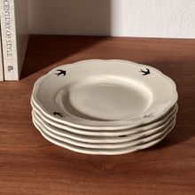 Product image of სადილის თეფში ხელით მოხატული "მერცხლები"