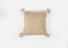 Product image of Manamo  Dots  დეკორატიული ბალიშის პირი ჯუთის  ფოჩებიანი 45x45 სმ