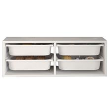 Product image of Comfo მრავალფუნქციური კედლის ორგანაიზერი პლასტმასის კალათით