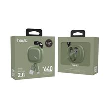 Product image of HAVIT H640 USB კაბელი micro (ბრელოკი)