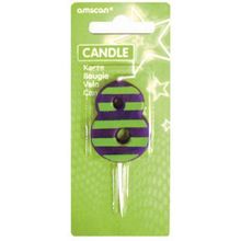 Product image of ზოლიანი სანთელი ჩხირზე 8