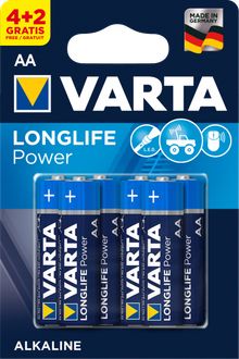 Product image of ელემენტი Varta Longlife Power Alkaline AA 4+2 ც