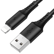 Product image of ტელეფონის კაბელი Celebrat CB-31 USB A-Lightning 1M 2.4A შავი