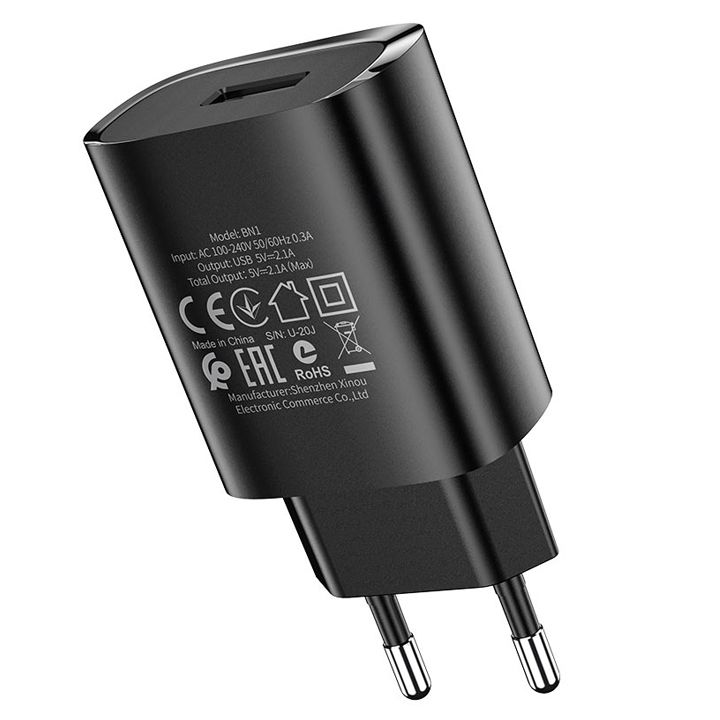 Borofone BN1 Innovative single port charger(EU) დამტენი - Extra.ge - 620791