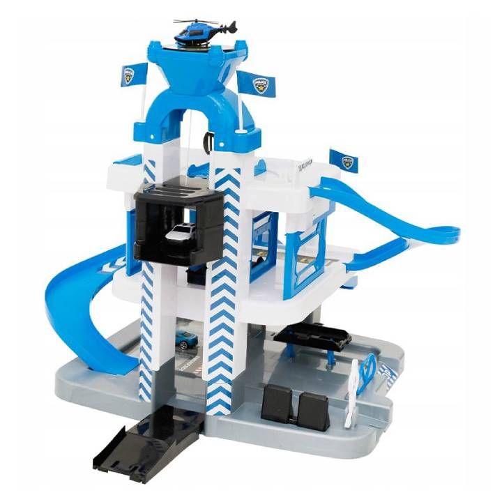 hti-toys-teamsterz-police-rescue-centre-satamasho-manqanebis-sadgomi-vertmfrenit-photo-2